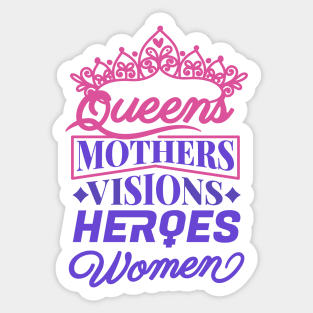 Queen of Everything | Inspiring Mom Quote | Mothers Day Gifts | Mom Gift Ideas Sticker